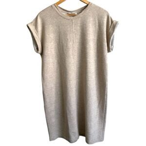 Calvin Klein Beige T Shirt Dress